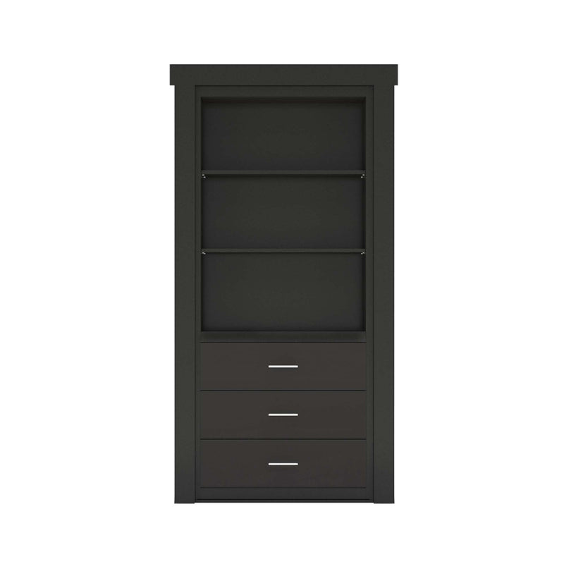 Hidden Flush Mount Paint Grade Dresser Door-zoom-