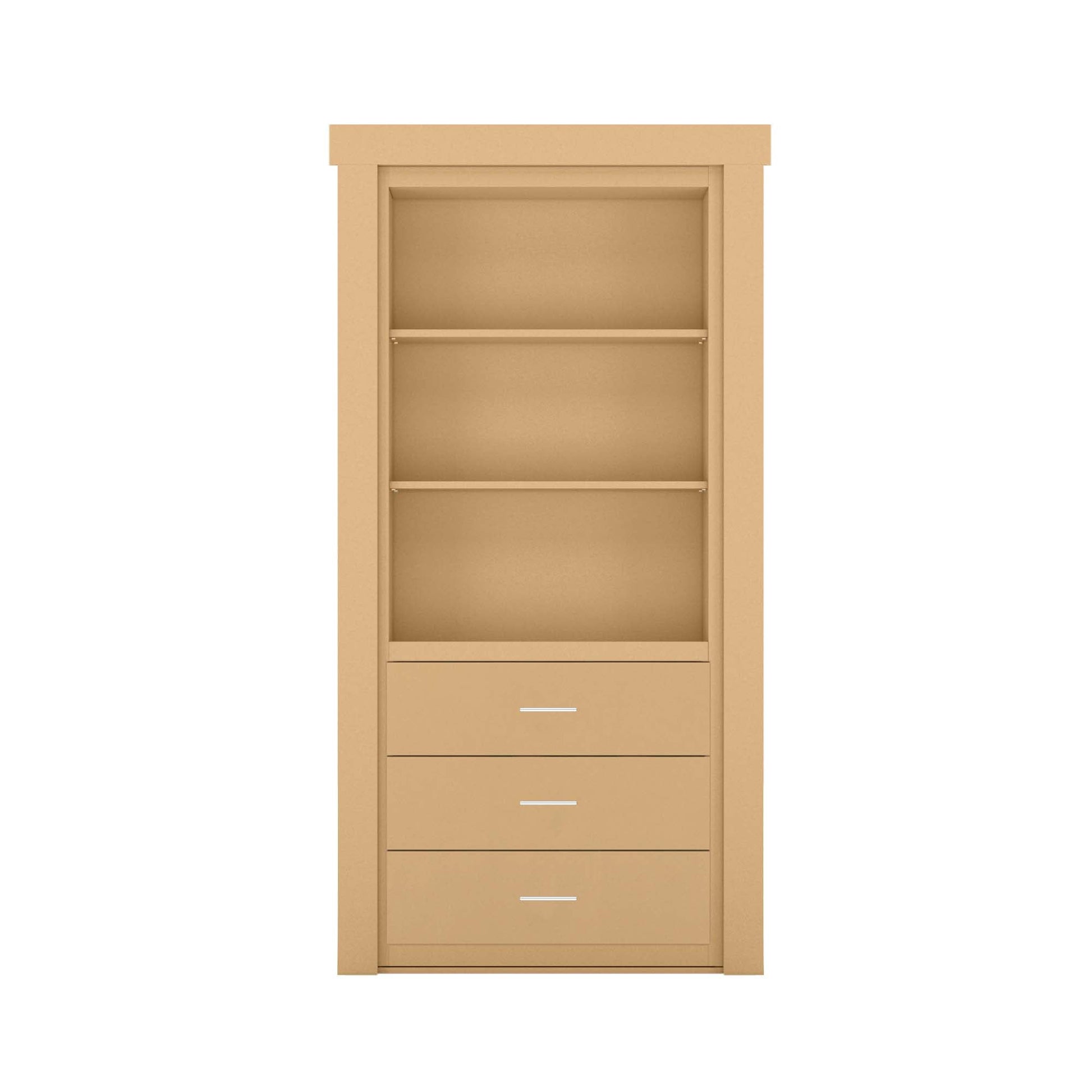 Hidden Flush Mount Paint Grade Dresser Door-1