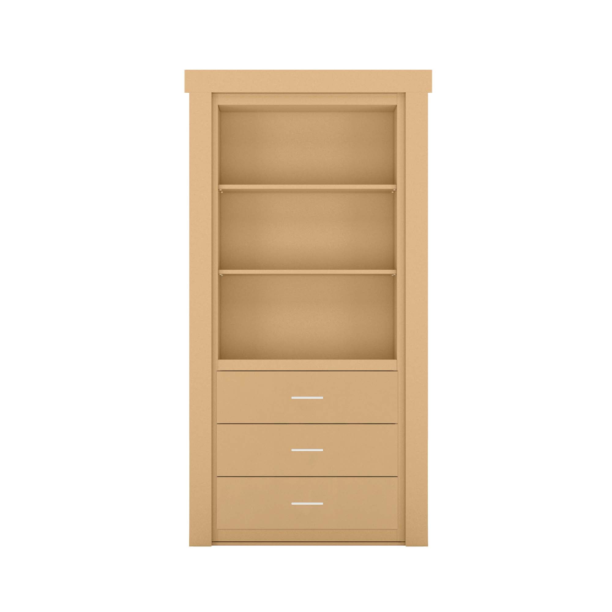 Hidden Flush Mount Paint Grade Dresser Door-zoom-1