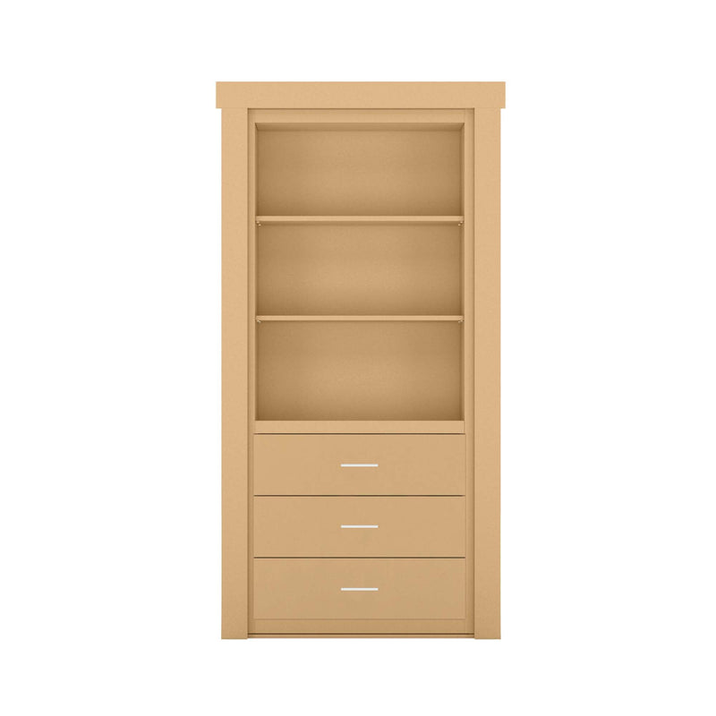 Hidden Flush Mount Paint Grade Dresser Door-zoom-