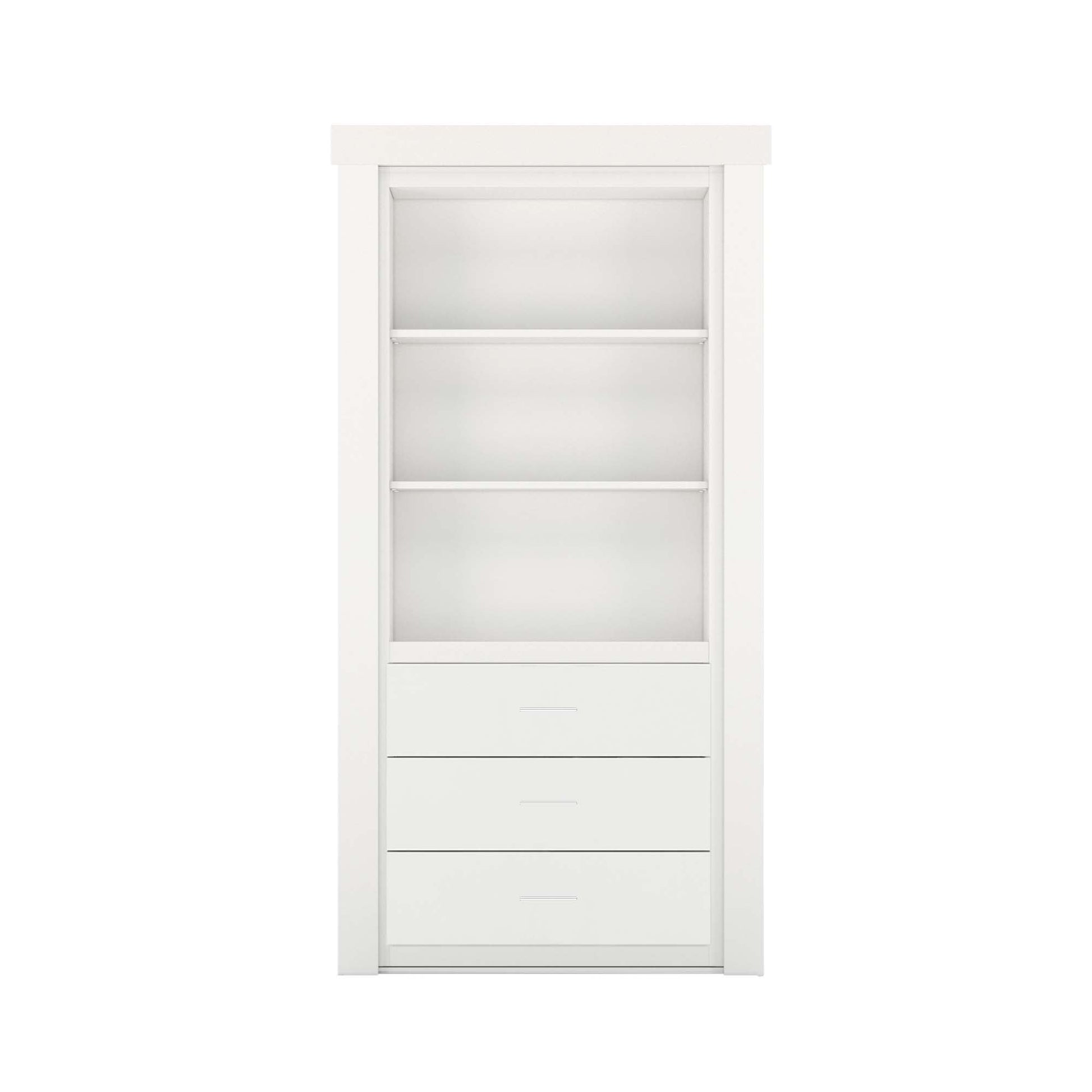 Hidden Flush Mount Paint Grade Dresser Door-3
