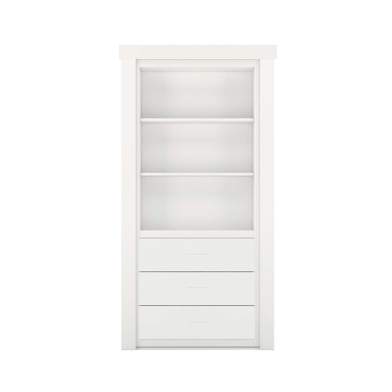 Hidden Flush Mount Paint Grade Dresser Door-zoom-