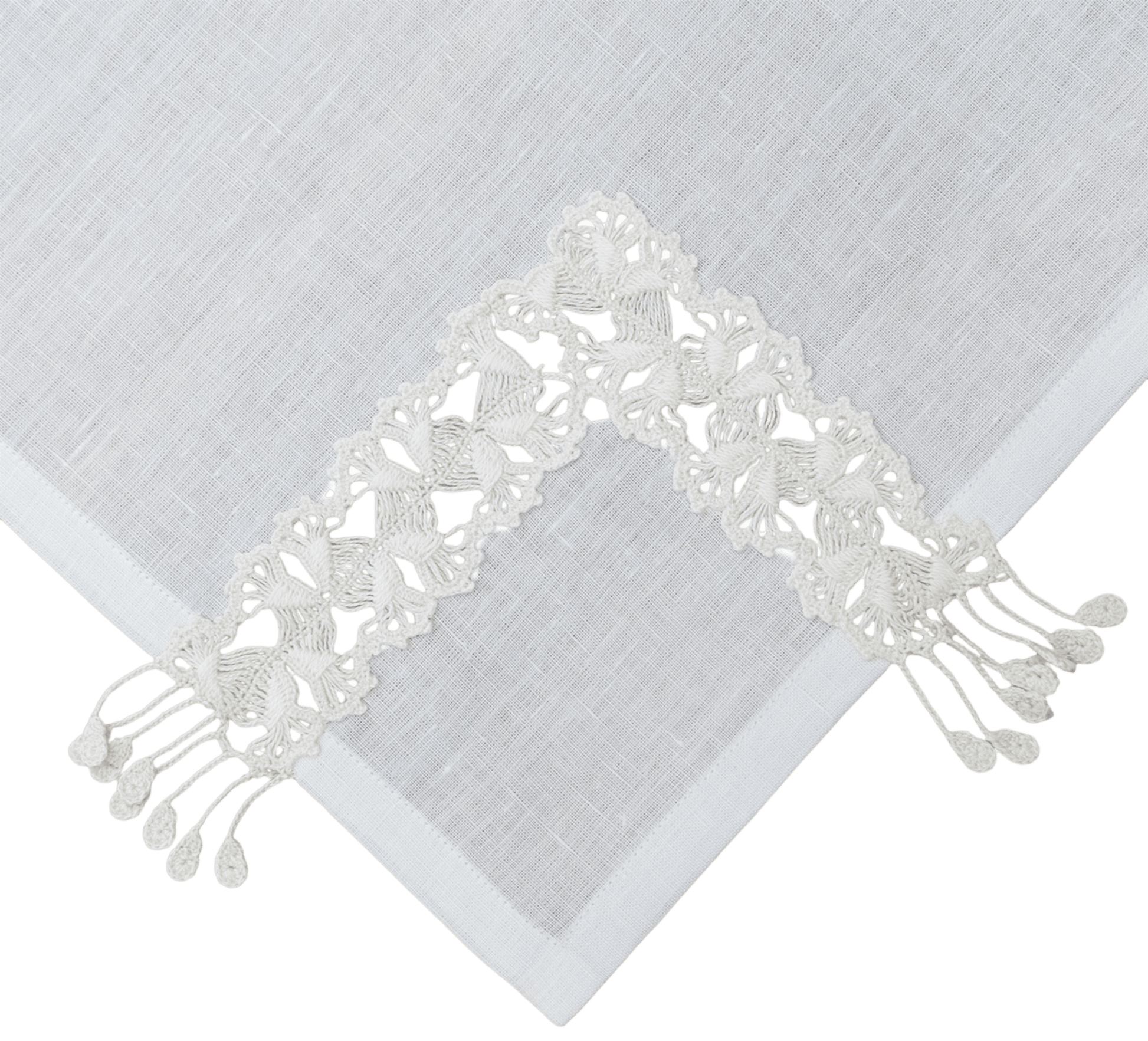Hand Crochet Napkins 18" x 18" | Set of 4 - Aware House - Neem Crafts -