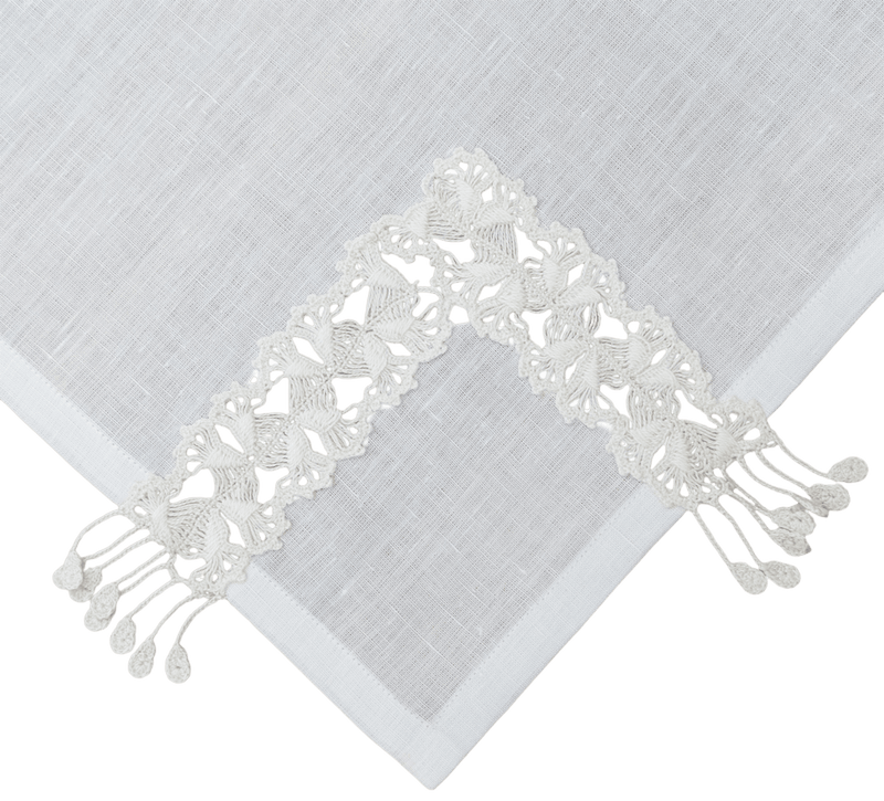 Hand Crochet Napkins 18" x 18" | Set of 4-zoom-