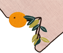 Hand Embroidered Farm To Table Napkins | Set of 4 - Aware House - Neem Crafts -