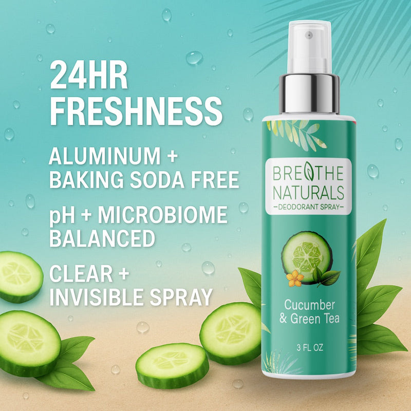 Cucumber & Green Tea Spray Deodorant-zoom-