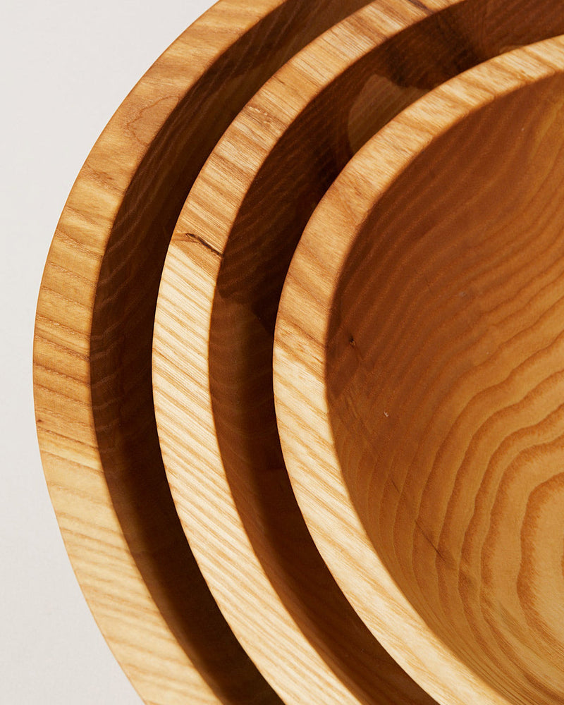 Crafted Wooden Bowls in Natural-zoom-
