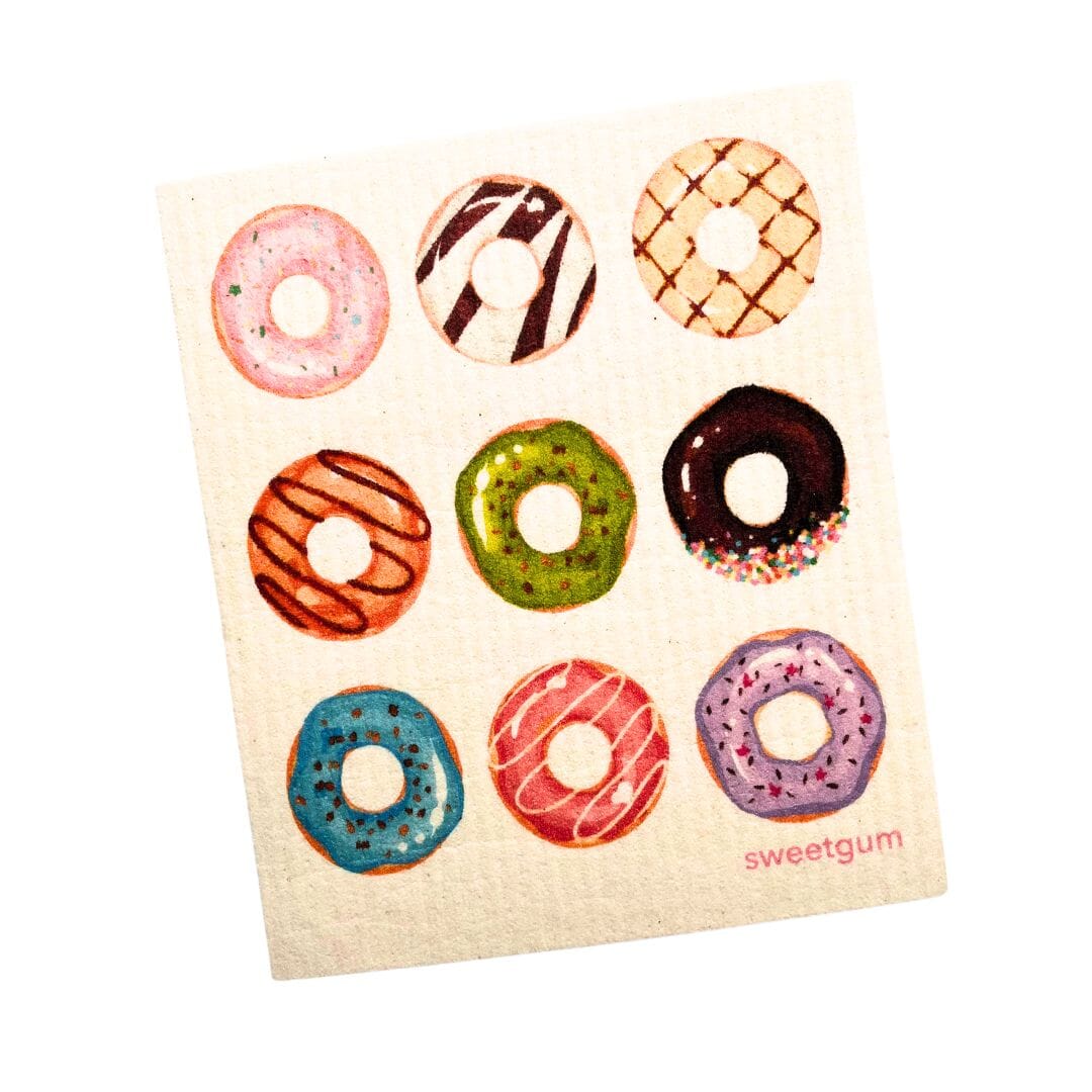 Nine Donuts Swedish Dishcloth-4