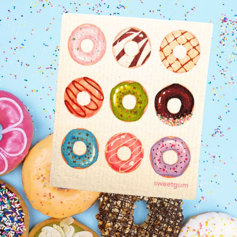 Nine Donuts Swedish Dishcloth-zoom-