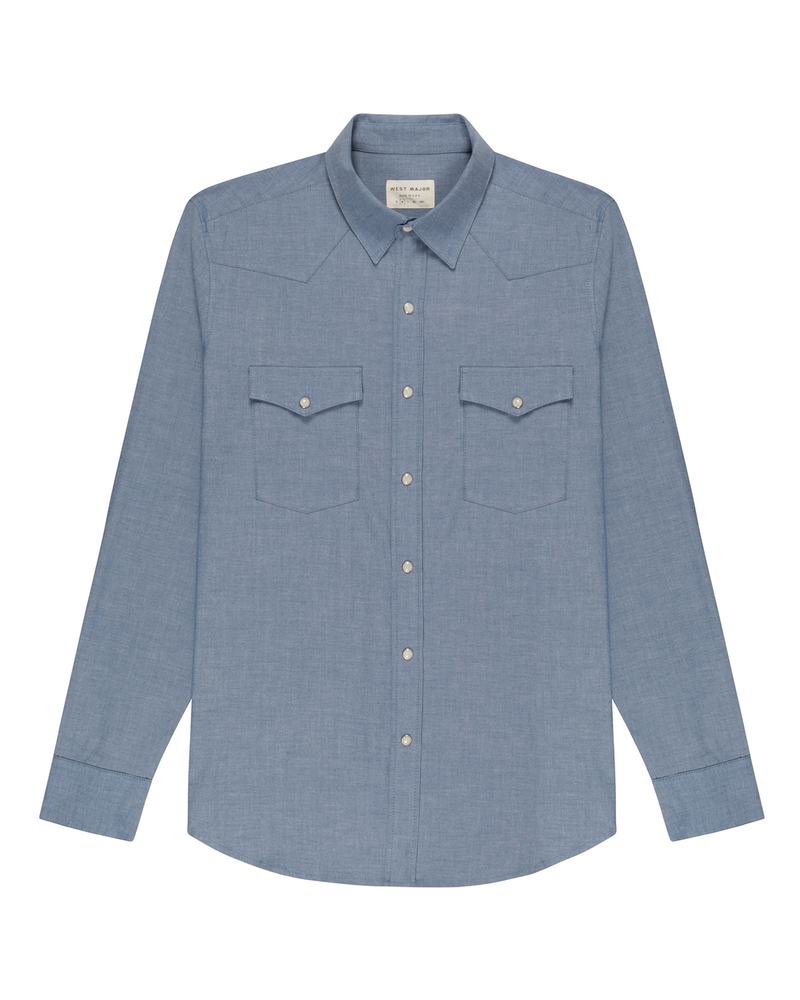 Vintage Chambray Men's Shirt-zoom-