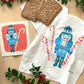 Nutcracker Tea Towel + Swedish Dishcloth Bundle