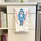Nutcracker Tea Towel + Swedish Dishcloth Bundle