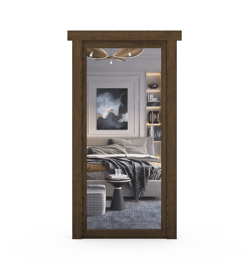 Hidden Oak Mirror Door-zoom-