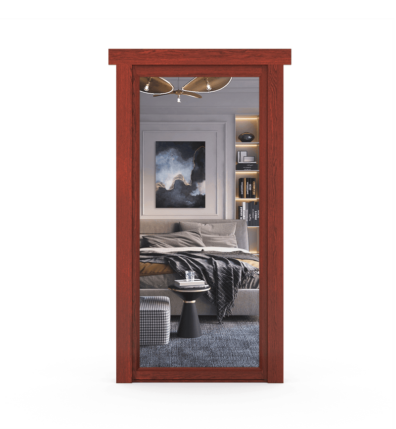 Hidden Oak Mirror Door-zoom-