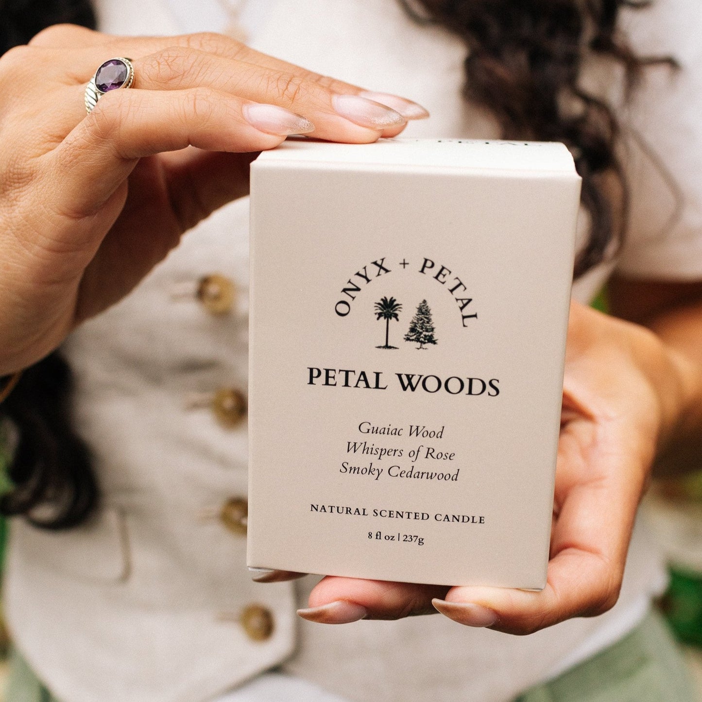 Petal Woods Natural Candle