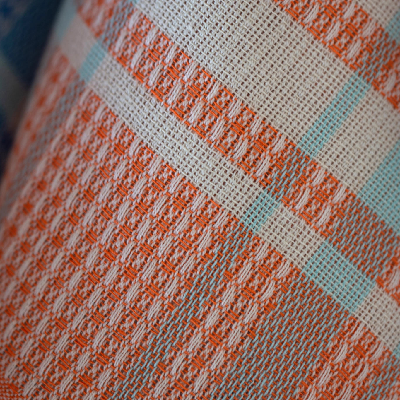 Checkered Cotton Tea Towel-zoom-4