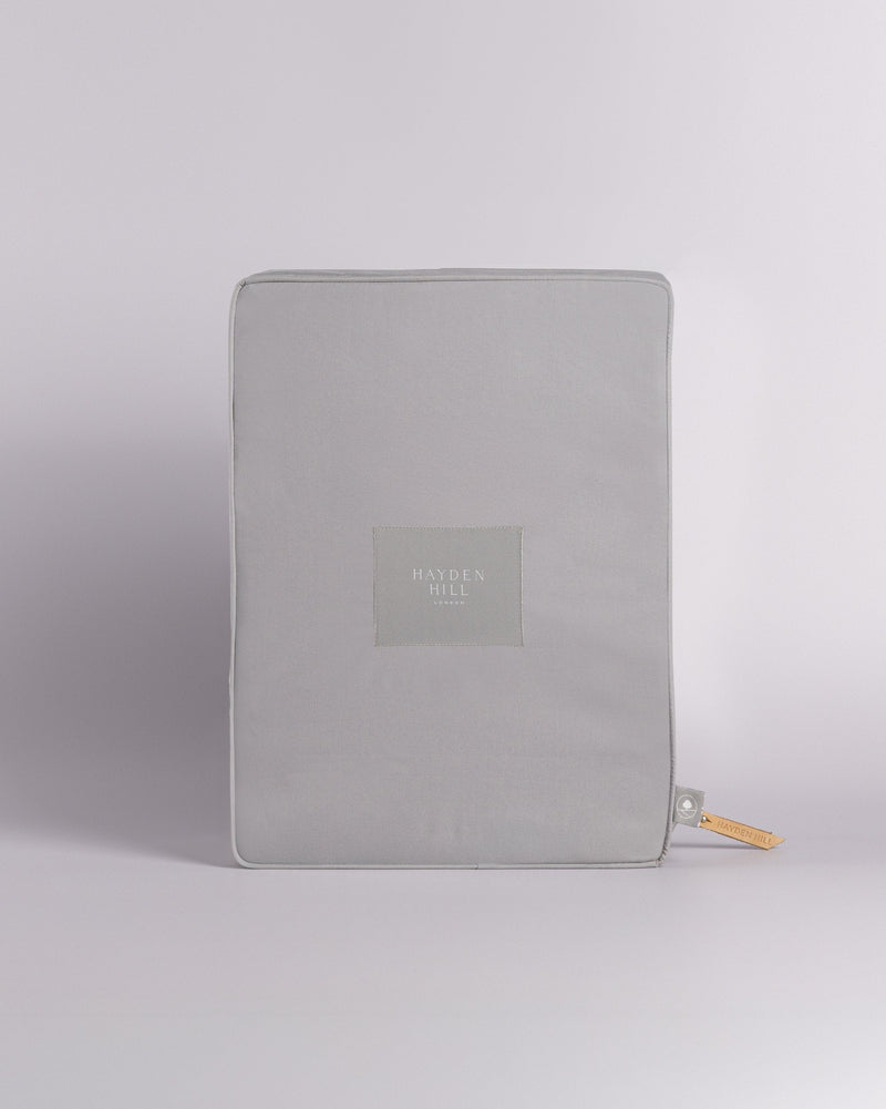 Large Organic Cotton Storage Bag in Gray-zoom-
