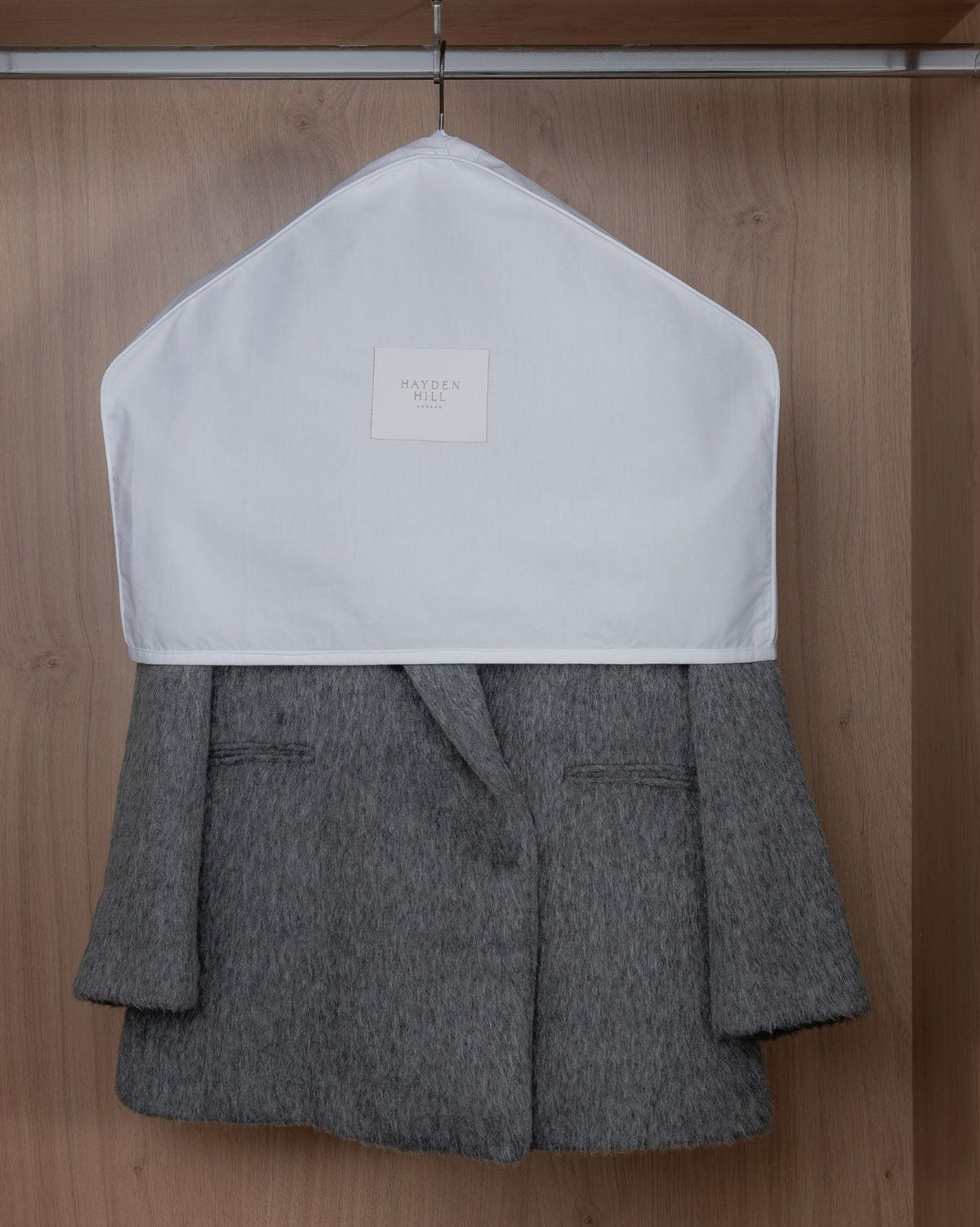 Organic Cotton Shoulder Dust Covers | Set of 3 in White-3