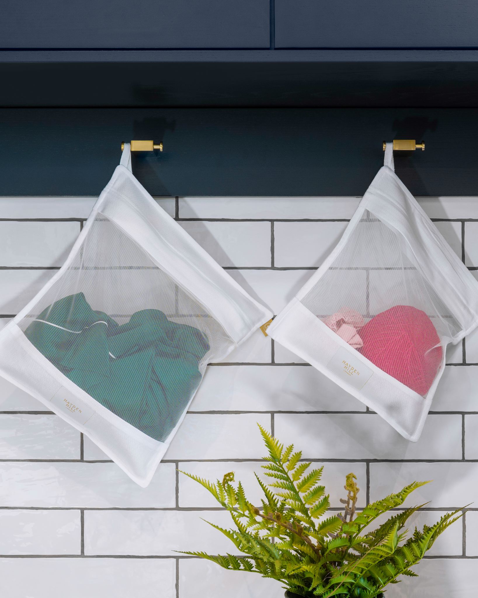 Organic Cotton Wash Bags for Delicates | Set of 2 | White-1