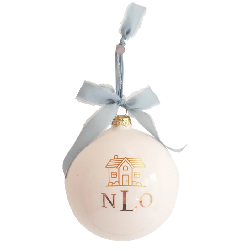 Monogrammed Keepsake Ornament | New Home-zoom-