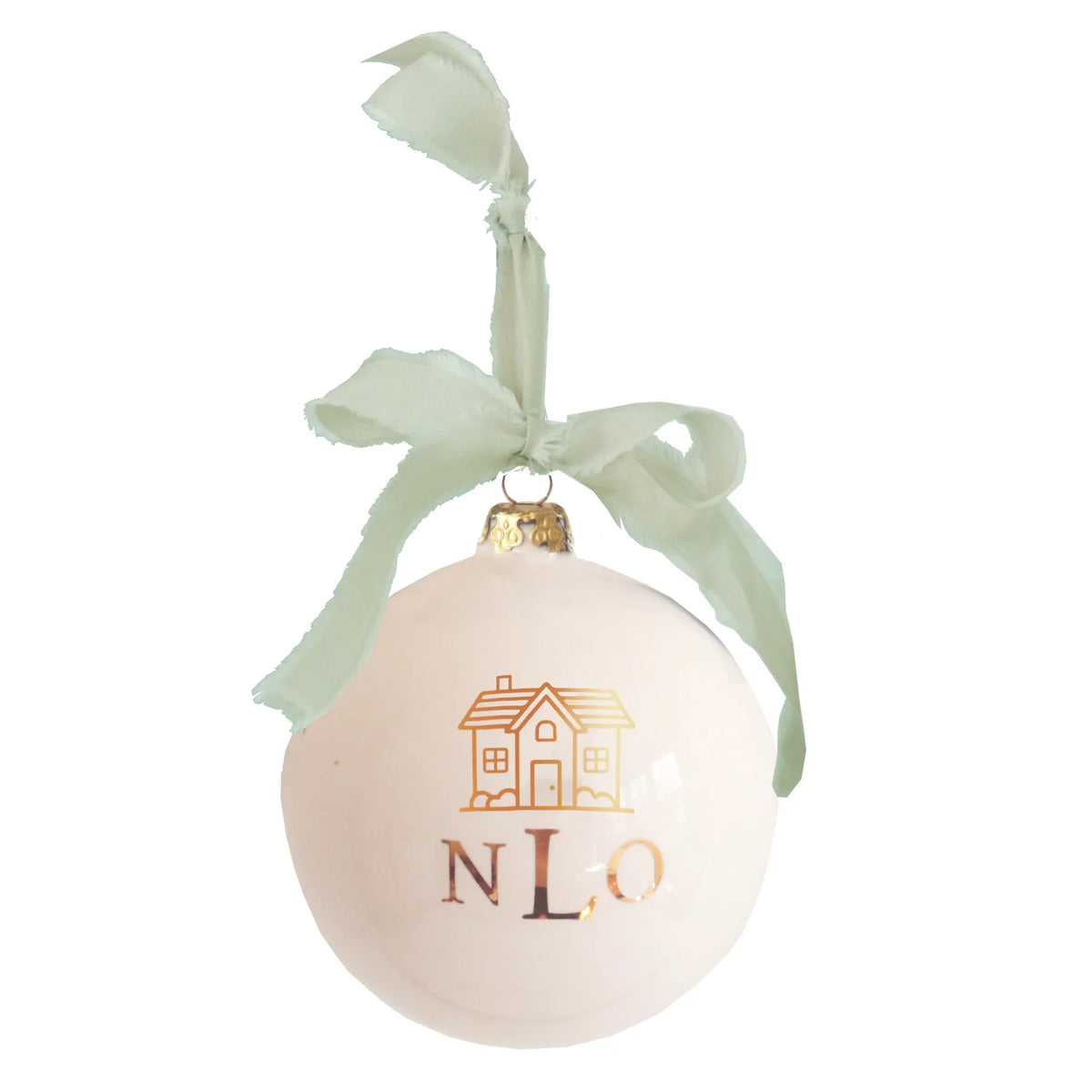 Monogrammed Keepsake Ornament | New Home-zoom-1