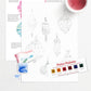 Pre-order! Ornaments Watercolor Painting Kit