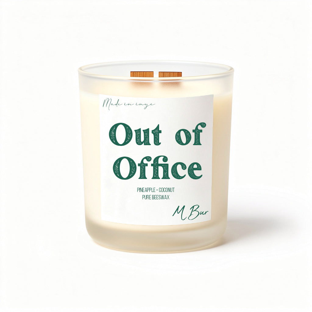 Out of Office Beeswax Candle