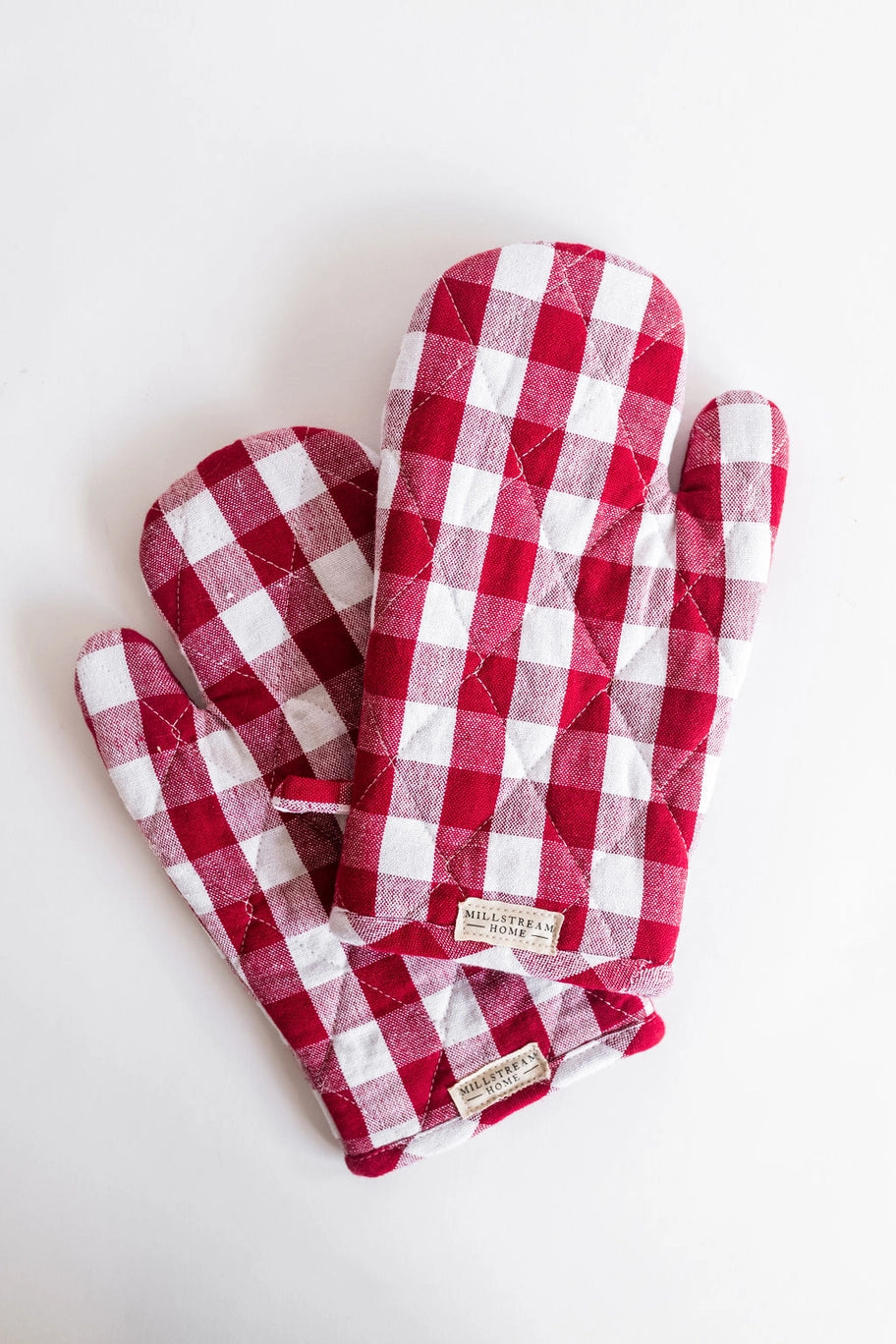 The Checkered Oven Mitts