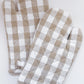 The Checkered Oven Mitts