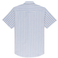 Oxford Red Blue Stripe Men's Shirt