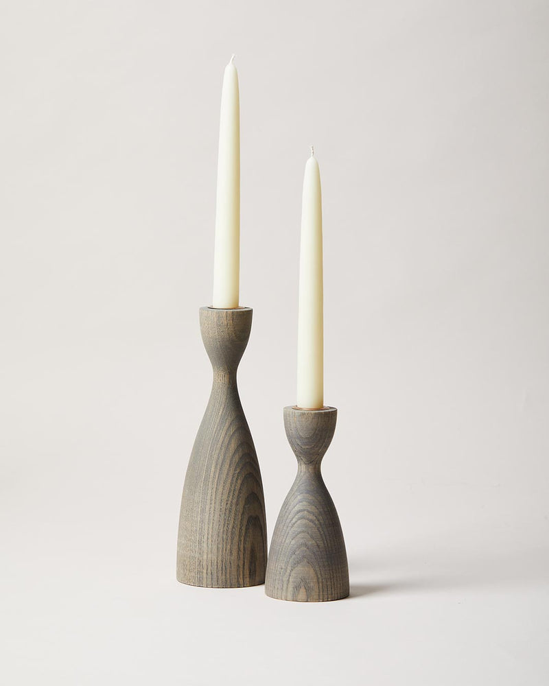 Pantry Wooden Candlestick Holder-zoom-