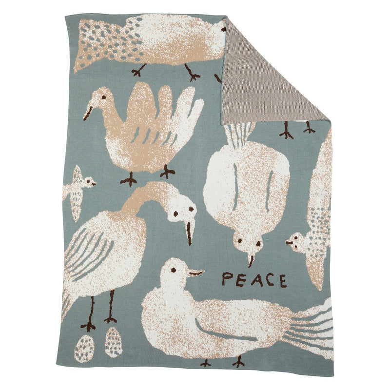 Peace Throw Blanket-zoom-