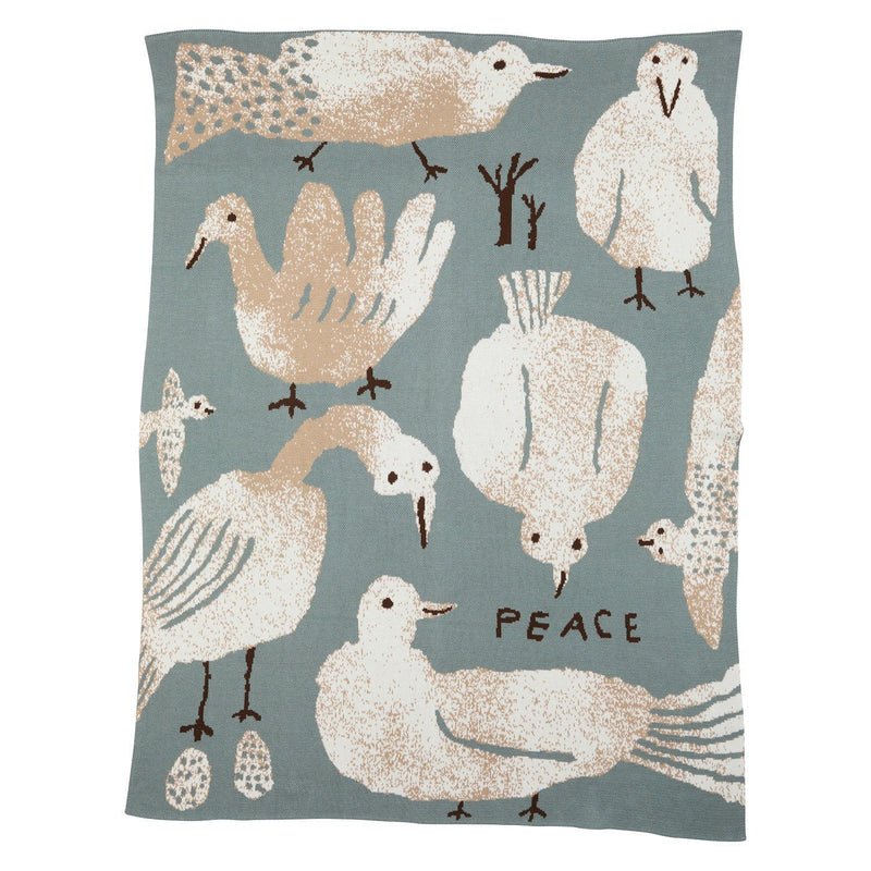 Peace Throw Blanket-zoom-