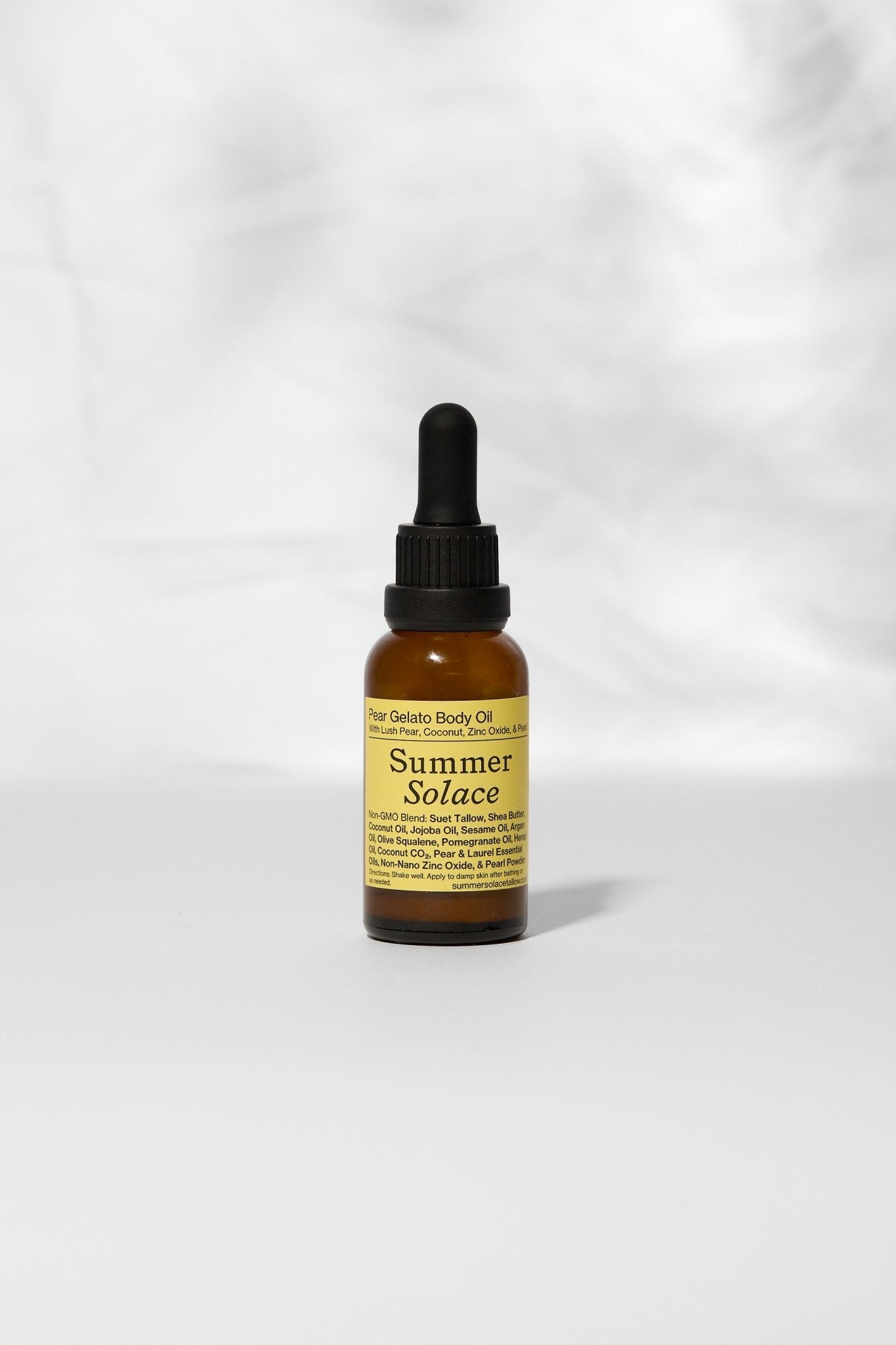 Pear Gelato Body Oil Zinc and Pearl Extract - Limited Edition