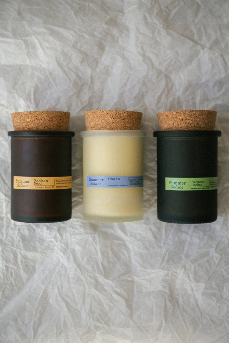 Perfumed Tallow Candle Trio-zoom-