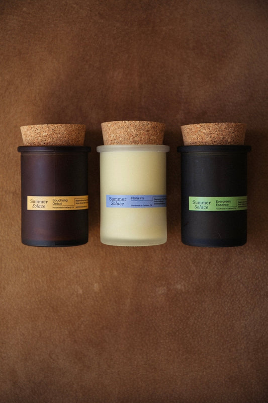 Perfumed Tallow Candle Trio
