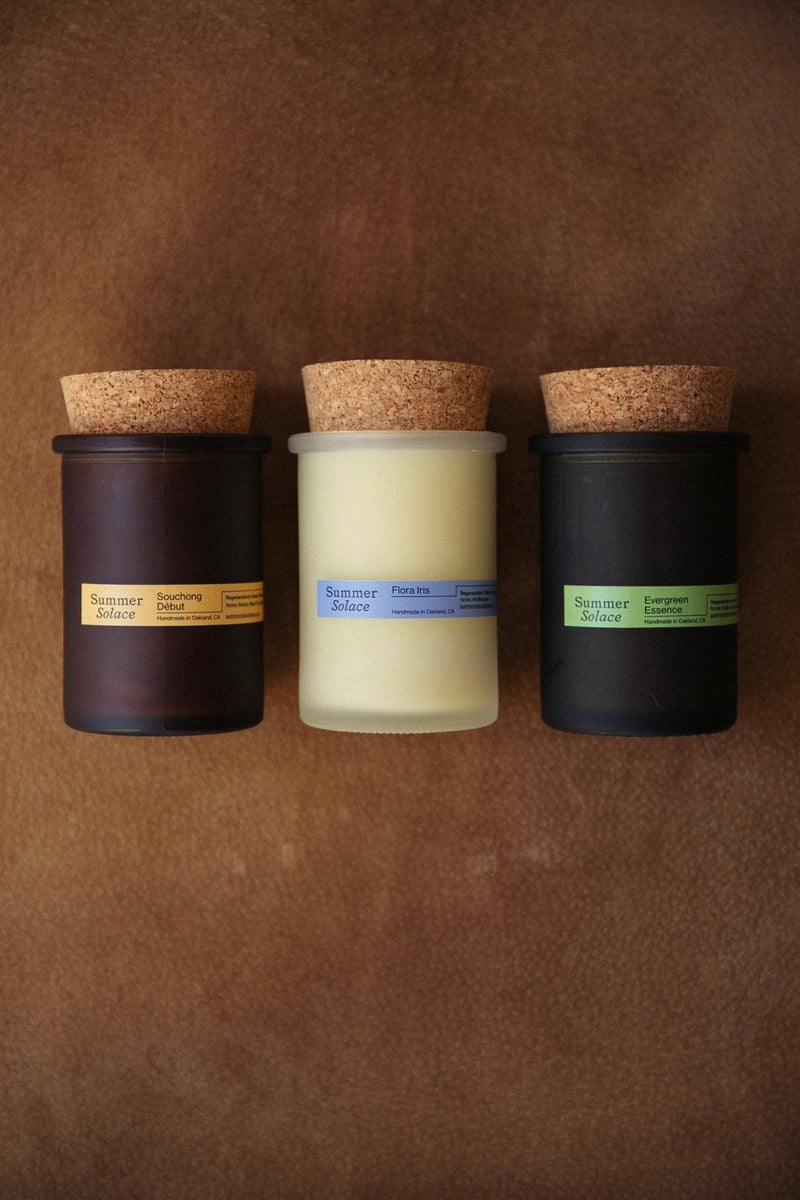 Perfumed Tallow Candle Trio-zoom-