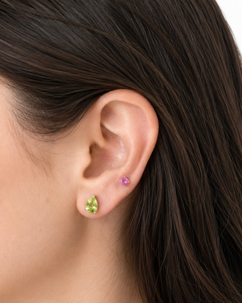 Teardrop Stud Earrings-8