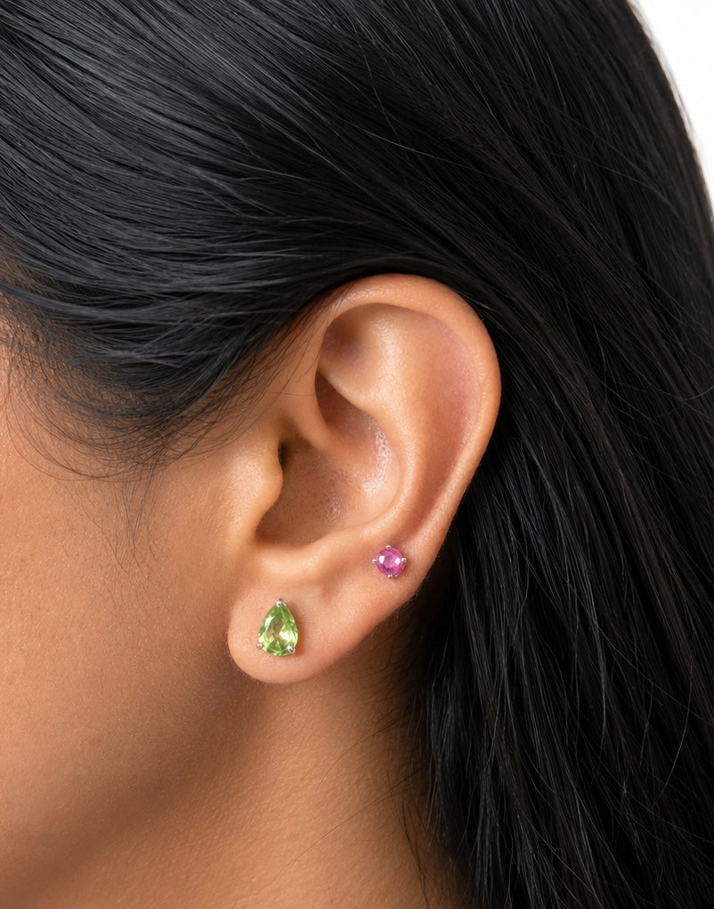 Teardrop Stud Earrings-zoom-9