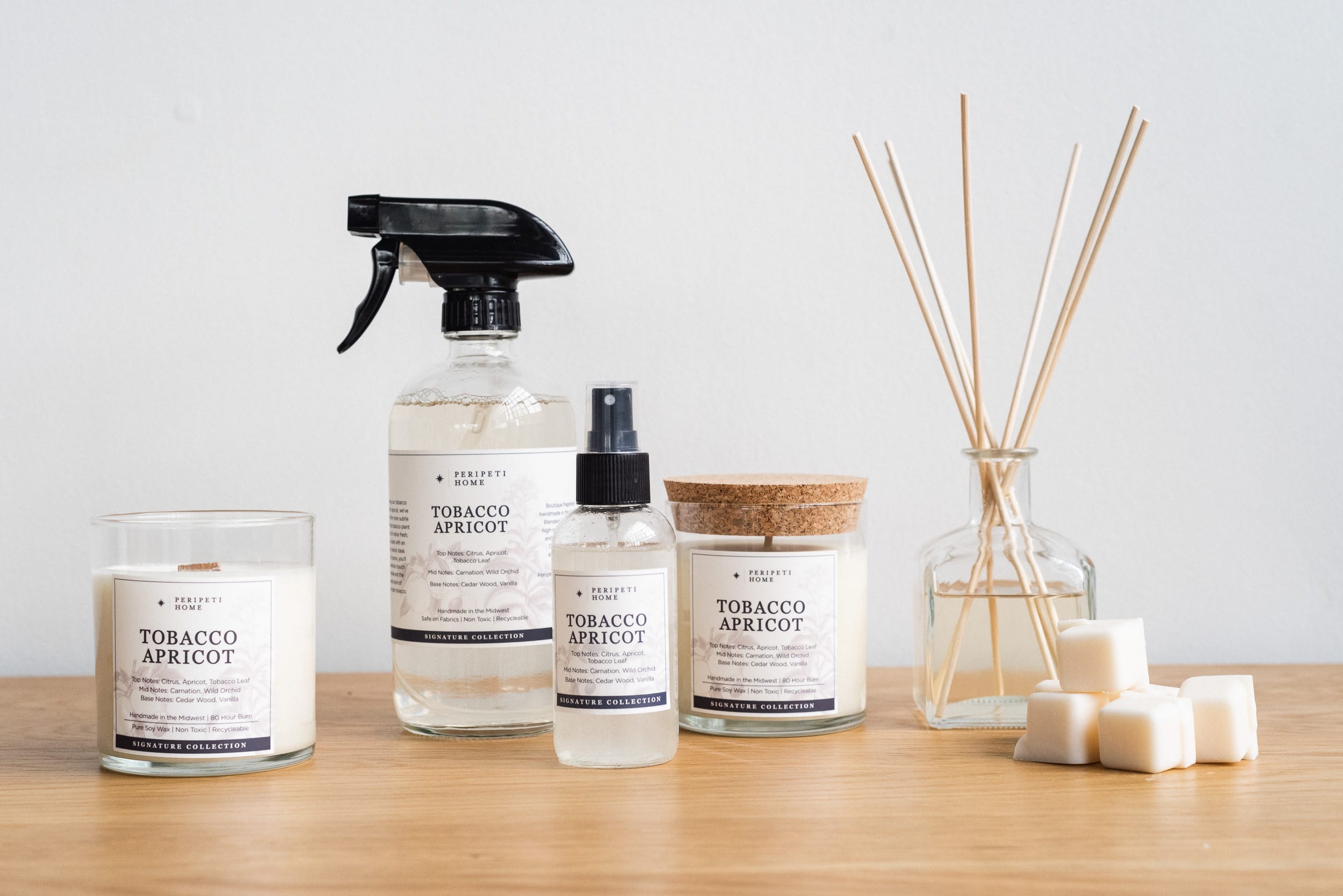 Tobacco Apricot Candle, Wax Melt, Diffuser & Room Spray-zoom-9