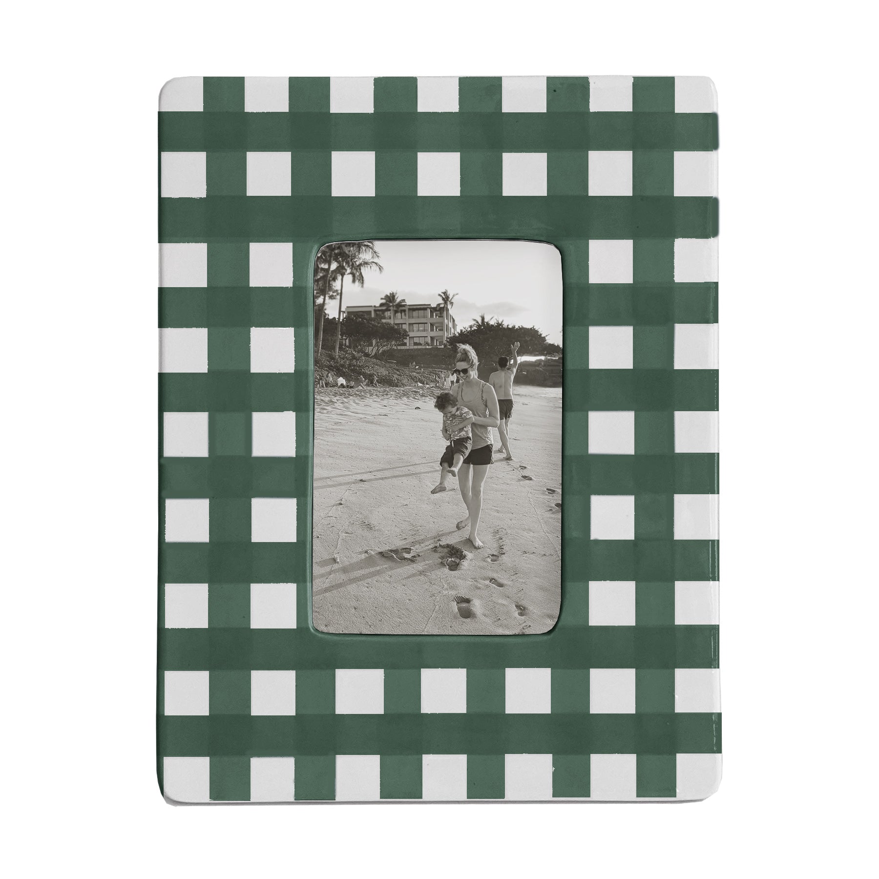 Gingham Photo Frame - Aware House