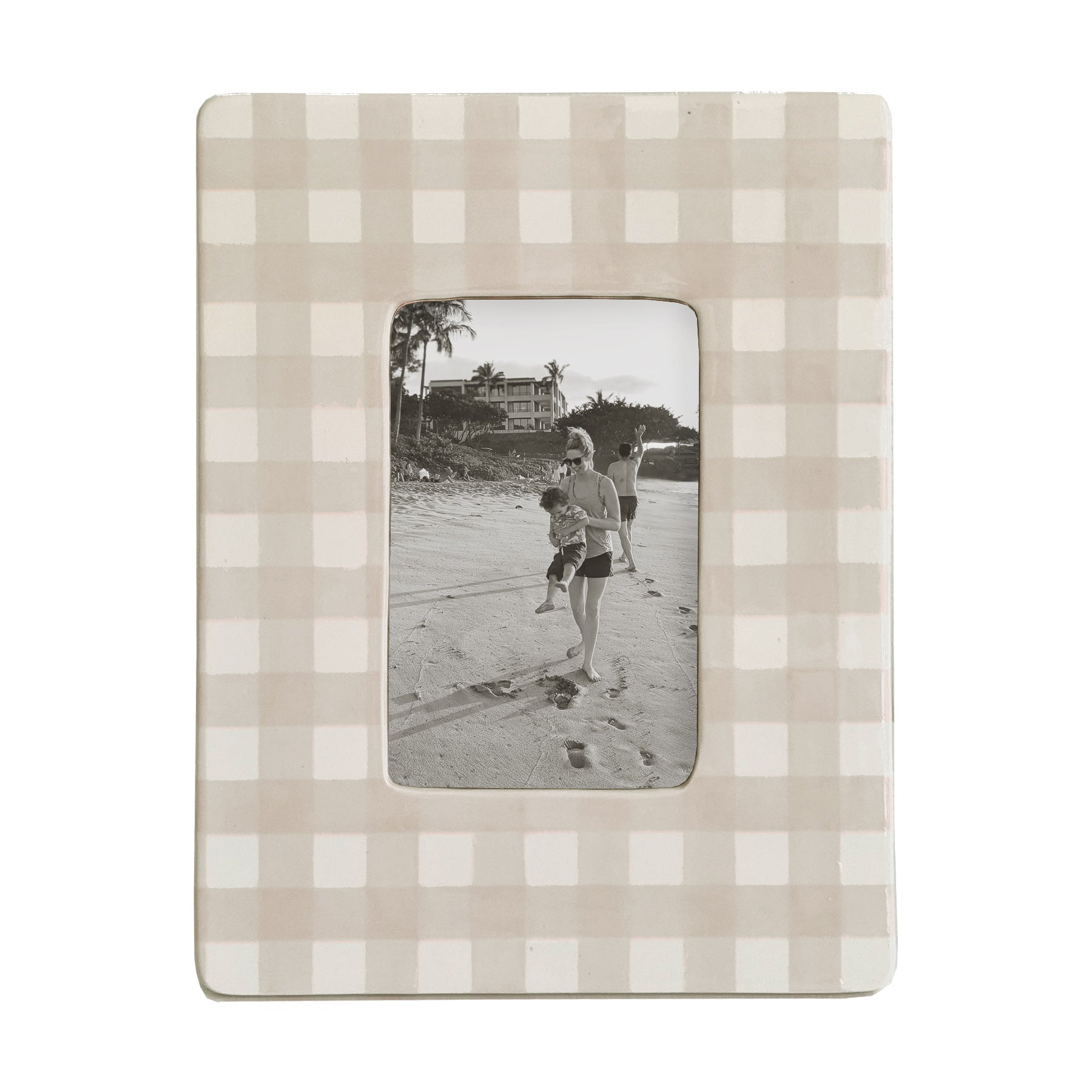 Gingham Photo Frame - Aware House