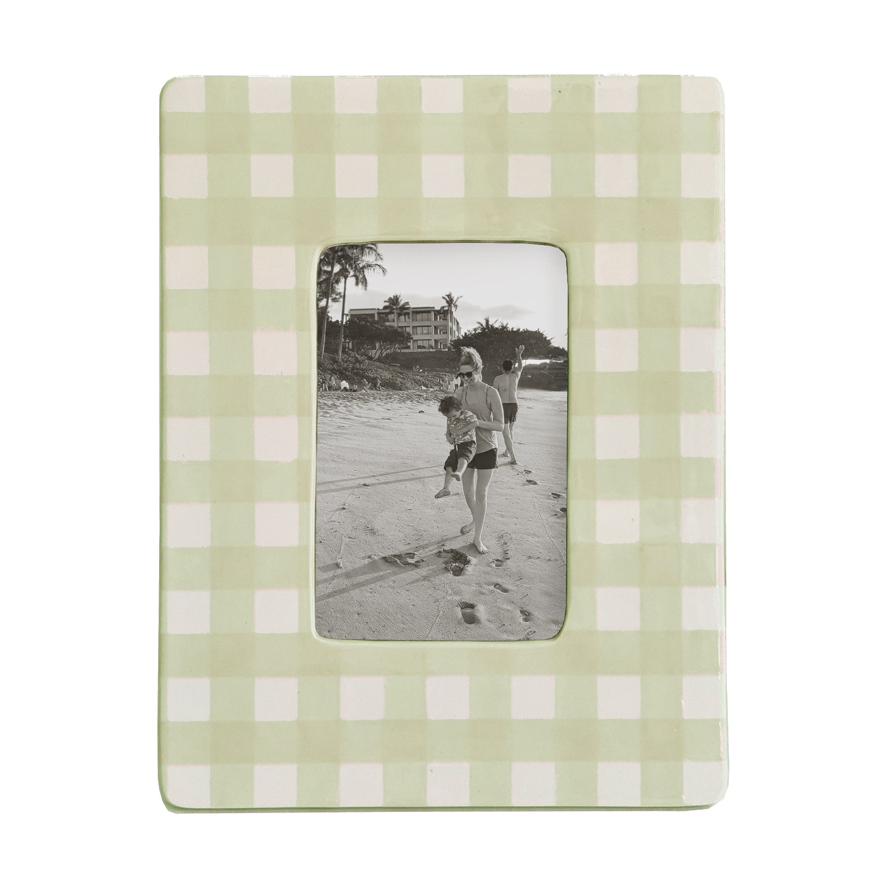 Gingham Photo Frame - Aware House