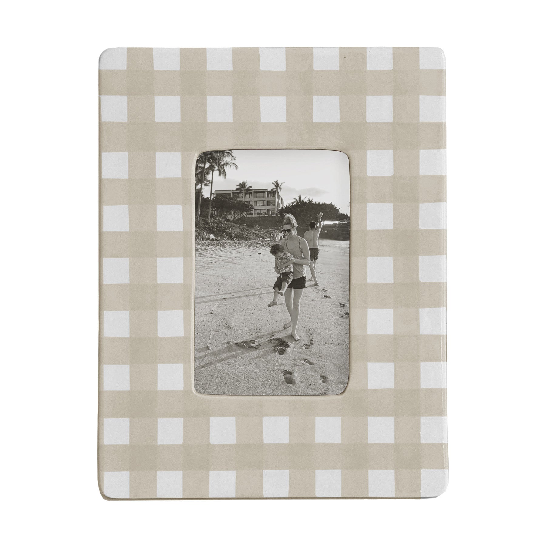 Gingham Photo Frame - Aware House