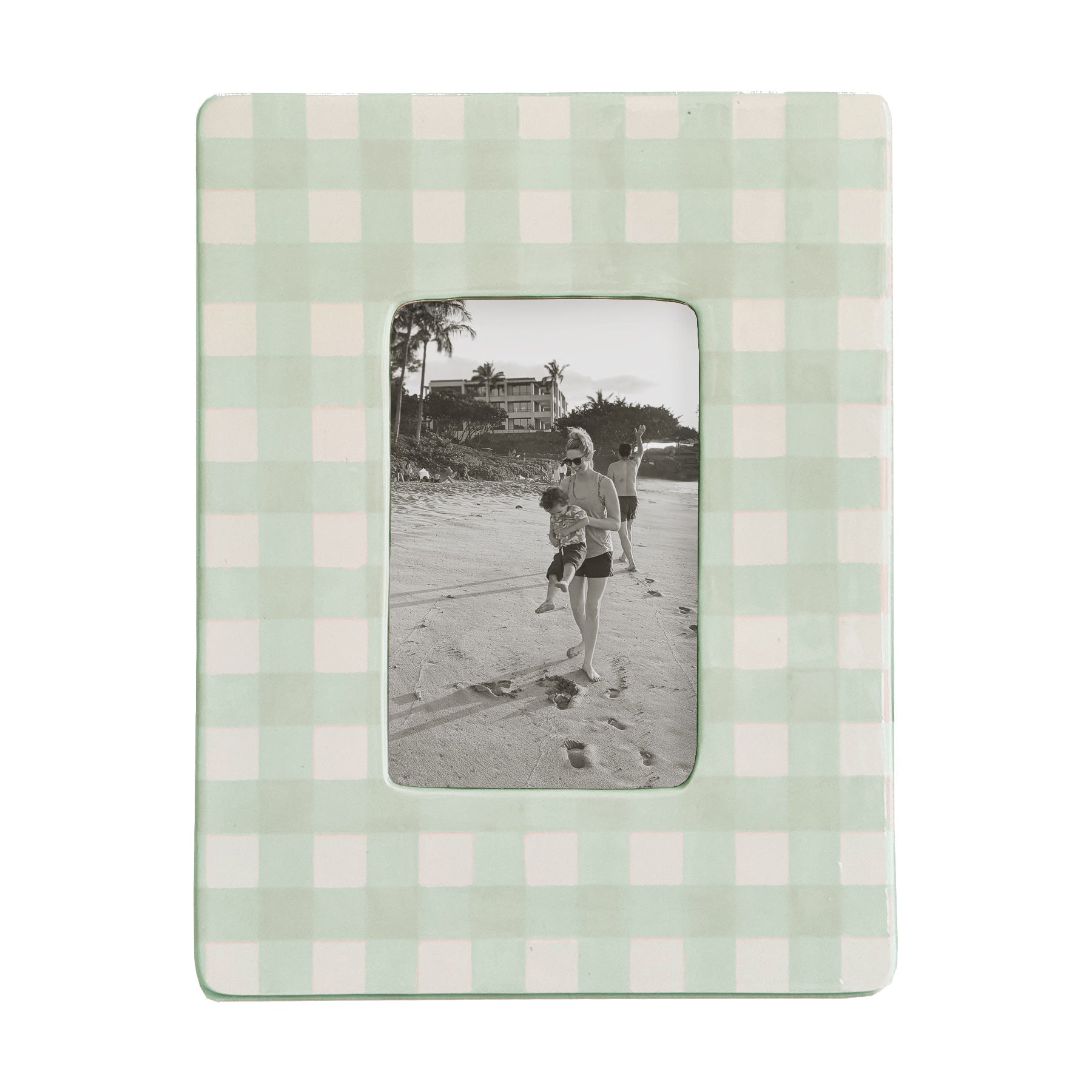 Gingham Photo Frame - Aware House