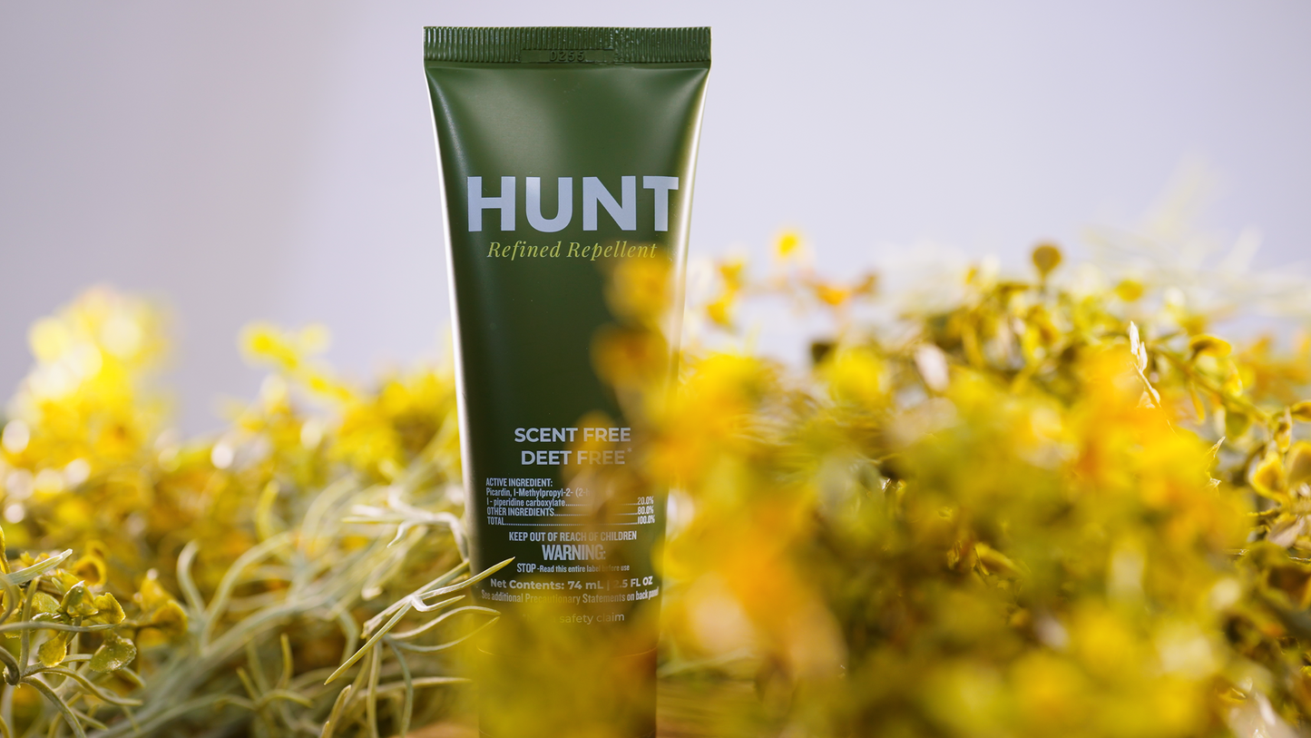 HUNT Insect Repellent Lotion | Scent-Free, DEET-Free