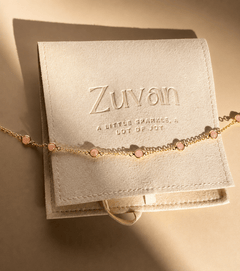 October Birthstone Pink Opal Bracelet | Sterling Silver & Gold Gemstone Jewelry - Aware House