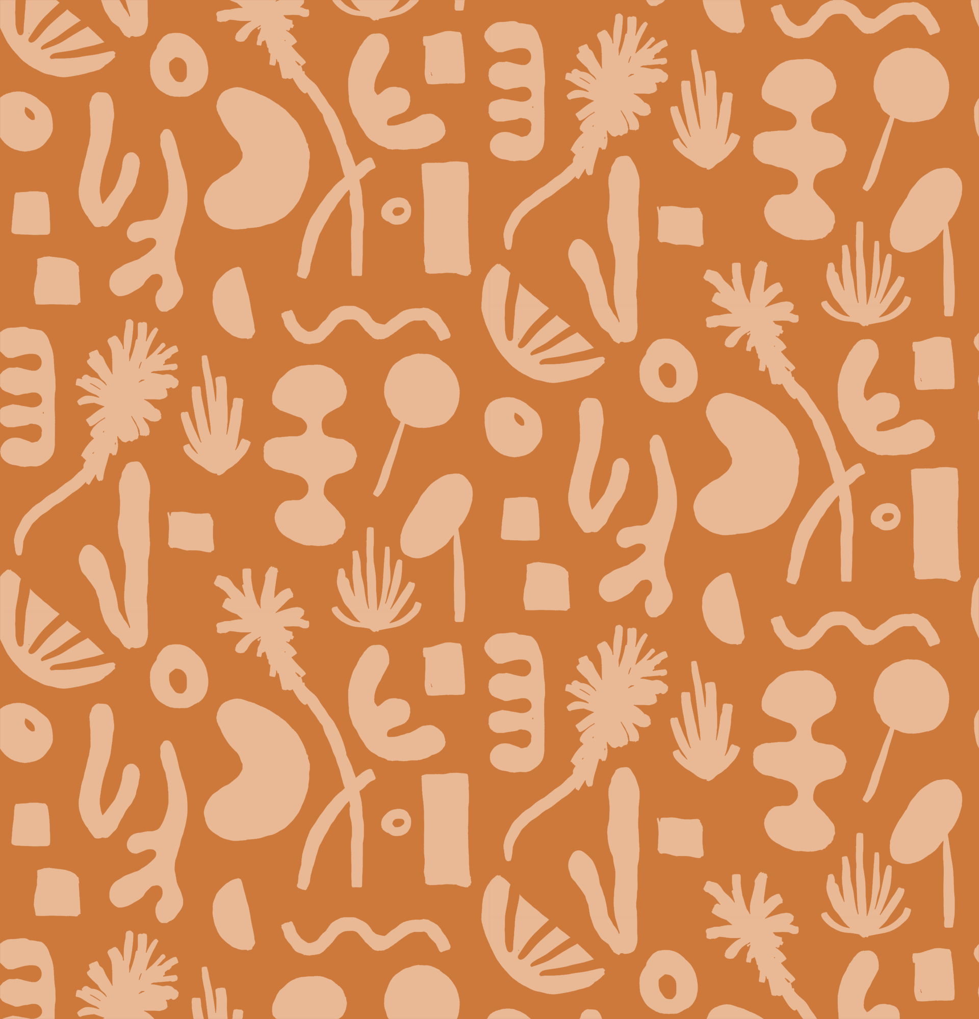 Pool Side Wallpaper, orange-zoom-2