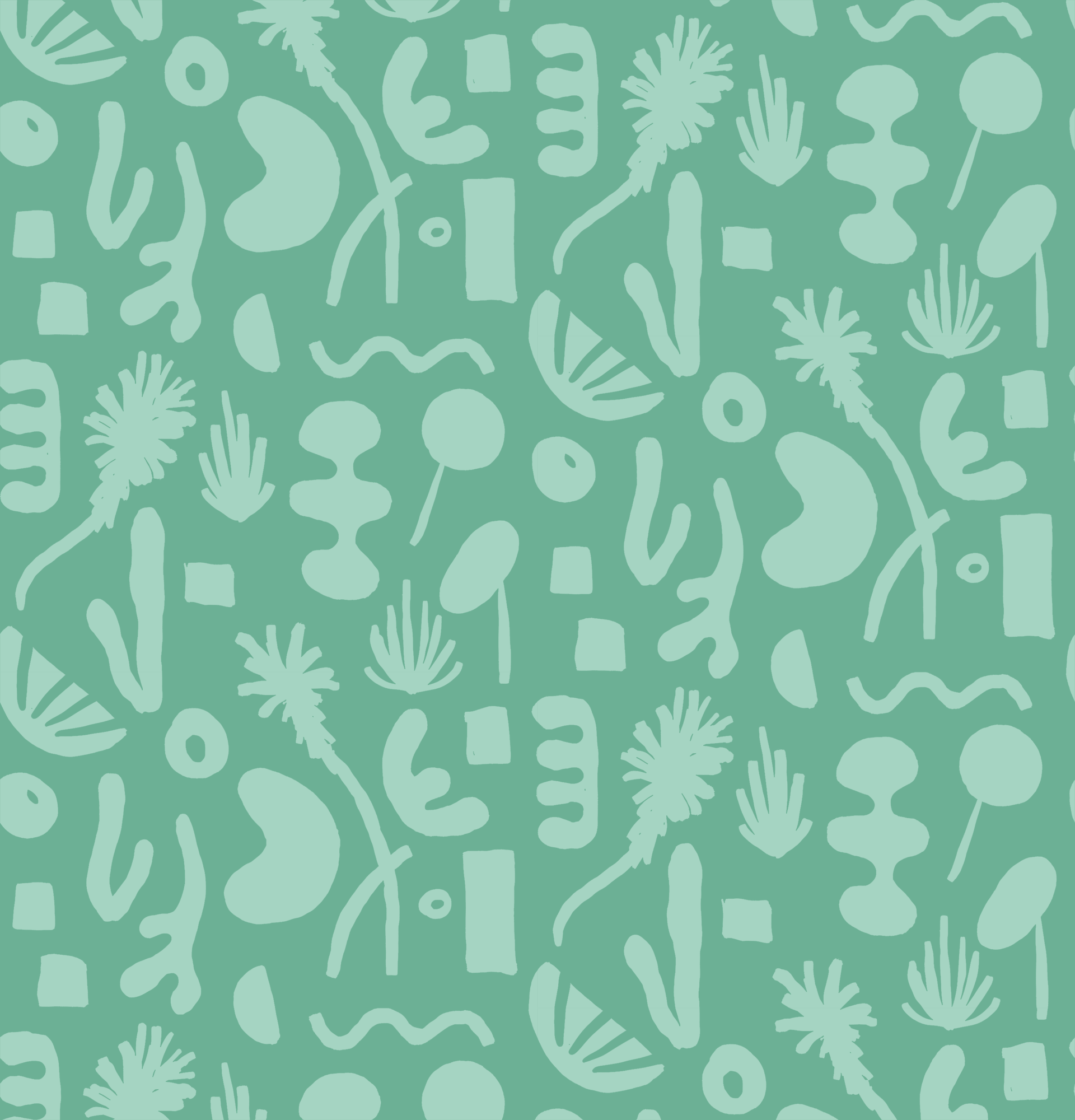 Pool Side Wallpaper, teal-2