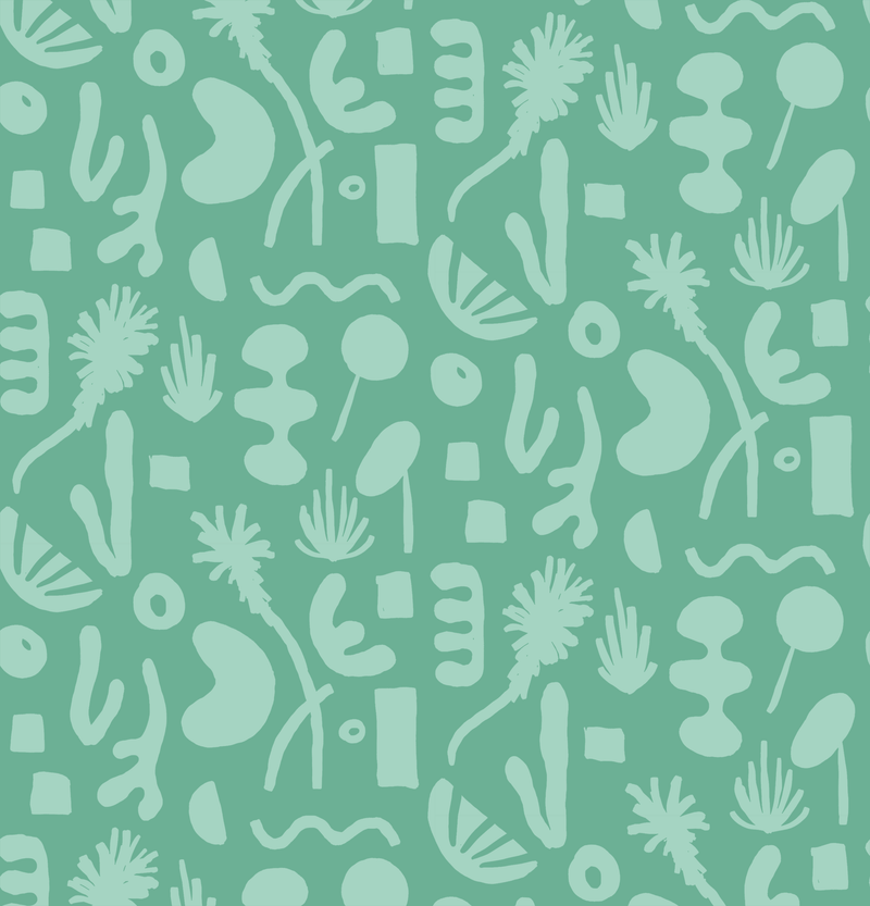 Pool Side Wallpaper, teal-zoom-